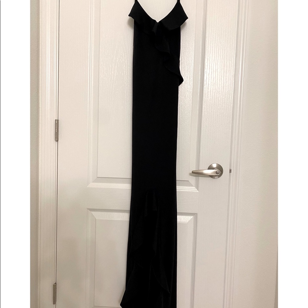Black maxi formal dress